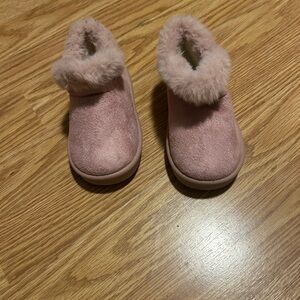 Pink Fuzzy Slippers